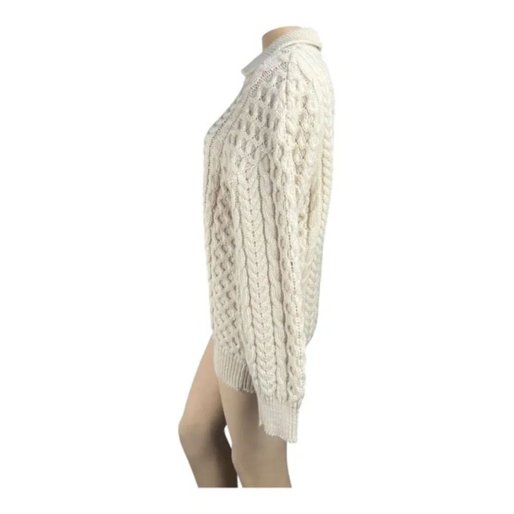 Glens of Donegal Handcrafted Irish Wool Sweater – Size Small
